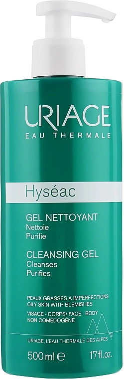 Uriage М'який очищуючий гель Hyseac Combination to oily skin - фото N3