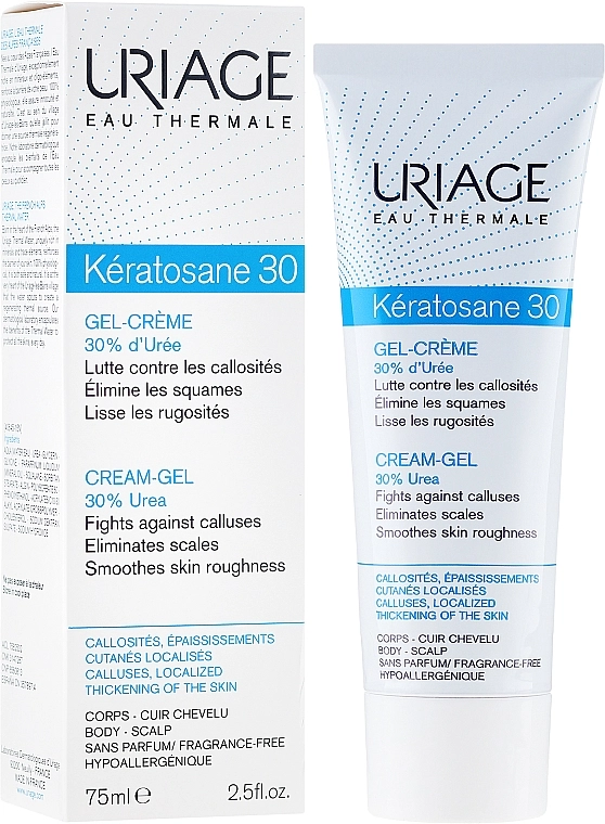 Uriage Гель-крем для тіла Keratosane 30 Gel-Cream - фото N4