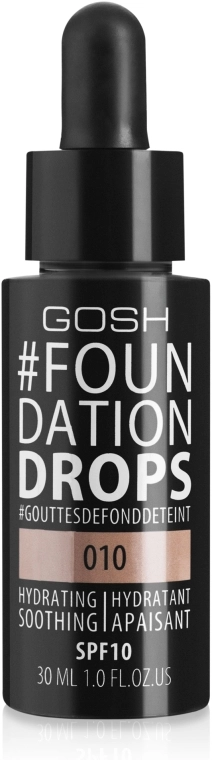Gosh Copenhagen Foundation Drops SPF10 Тональный крем - фото N2
