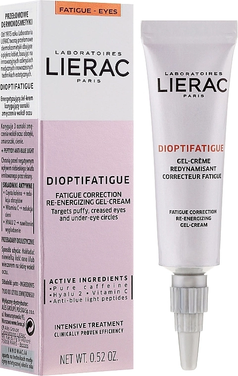 Lierac Крем навколо очей для корекції слідів втоми Dioptifatigue Correction Gel-Cream - фото N1