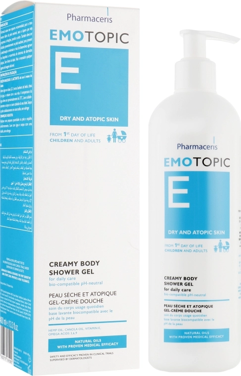Pharmaceris Кремовый гель для душа E Emotopic Creamy Body Shower Gel - фото N1