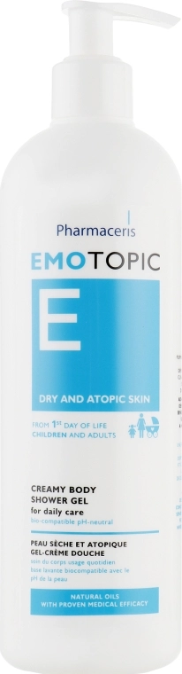 Pharmaceris Кремовий гель для душа E Emotopic Creamy Body Shower Gel - фото N2