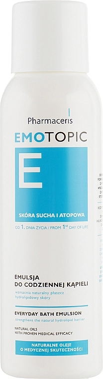 Pharmaceris Эмульсия для сухой и склонной к атопии кожи E Emotopic Everyday Bath Emulsion - фото N2