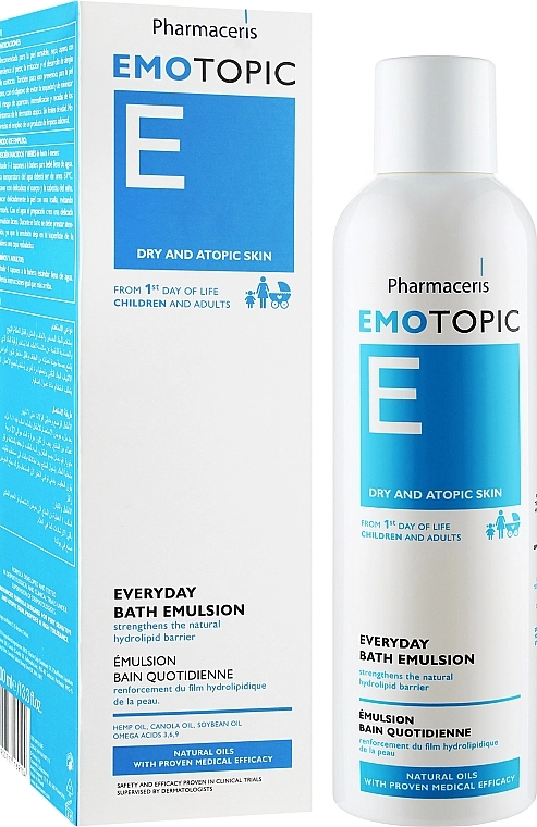 Pharmaceris Эмульсия для сухой и склонной к атопии кожи E Emotopic Everyday Bath Emulsion - фото N5