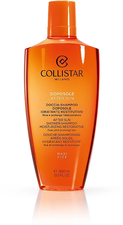 Collistar Восстанавливающее средство для волос и тела после загара Dopo-Sole Doccia-Shampoo Idratante Restitutivo - фото N1