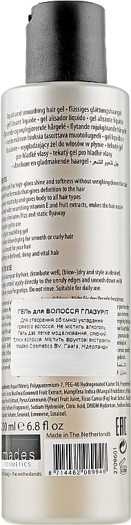 Mades Cosmetics Гель для волос "Глазурит" High-Gloss Hair Glaze Anti-Frizz - фото N2