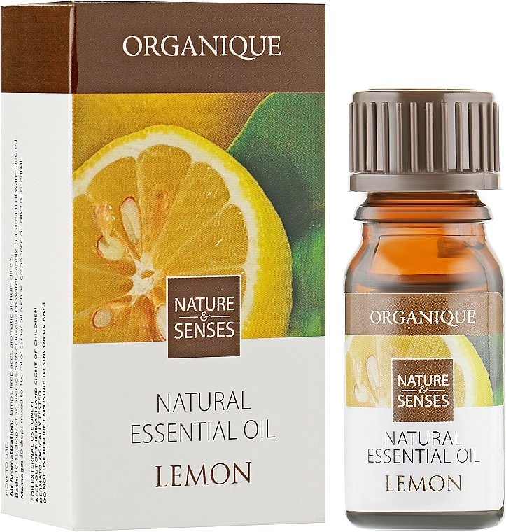 Organique Ефірне масло Natural Essential Oil Lemon - фото N1