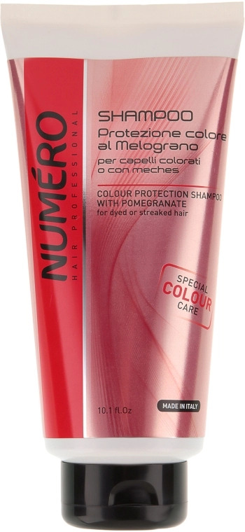 Brelil Шампунь для захисту кольору волосся з екстрактом граната Professional Numero Colour Protection Shampoo - фото N1