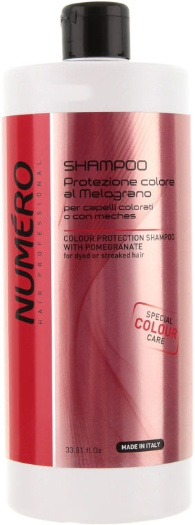 Brelil Шампунь для захисту кольору волосся з екстрактом граната Professional Numero Colour Protection Shampoo - фото N3