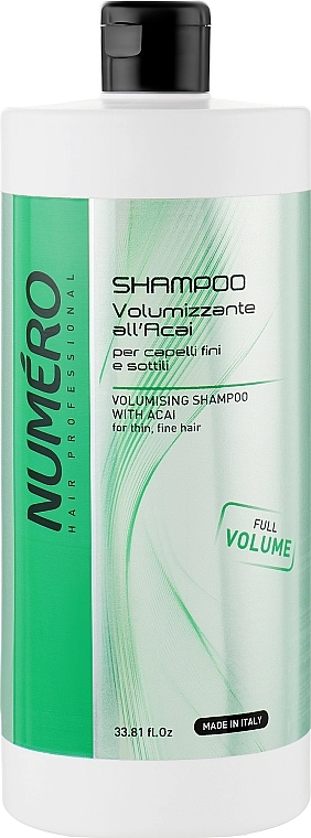 Brelil Шампунь для надання об'єму з екстрактом асаї Numero Volumising Shampoo - фото N3