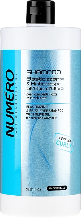 Brelil Шампунь для вьющихся волос с оливковым маслом Numero Elasticizing Shampoo - фото N3