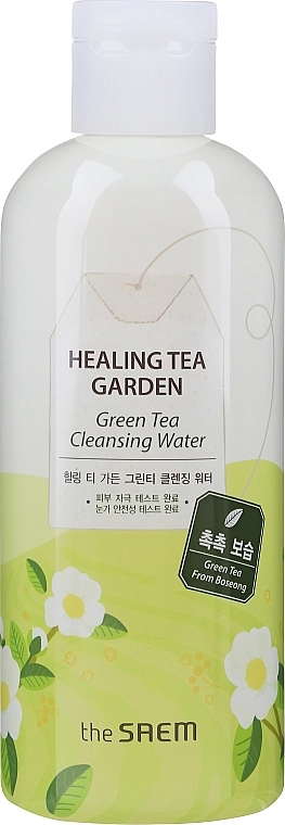 The Saem Вода очищающая с экстрактом зеленого чая Healing Tea Garden Green Tea Cleansing Water - фото N1