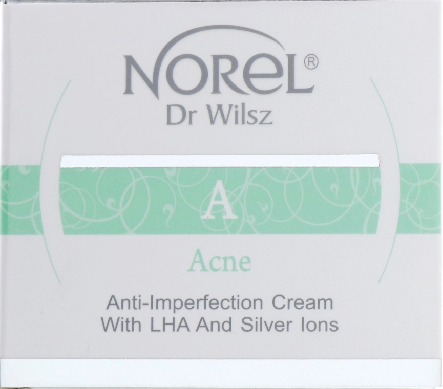 Norel Крем ультралегкий з LHA кислотами та іонами срібла Acne Anti-imperfection cream with LHA and silver ions - фото N1