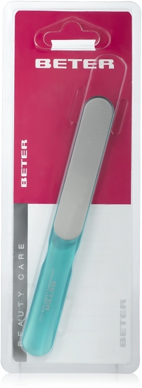 Beter Пилочка для ногтей с лазерной поверхностью, эргономичная, зеленая Beauty Care - фото N1