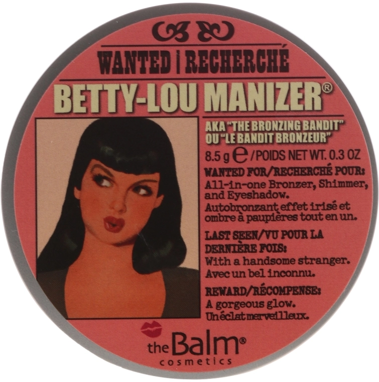 TheBalm Betty-Lou Manizer Bronzer & Shadow Betty-Lou Manizer - фото N1