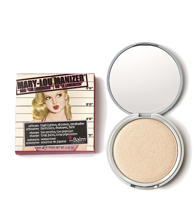 TheBalm Mary-Lou Manizer Highlighter & Shadow Manizers Mary-Lou Manizer - фото N1