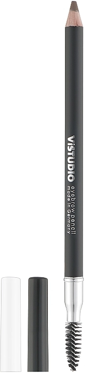 ViSTUDIO Eyebrow Pencil Пудровый карандаш для бровей со щеточкой - фото N1