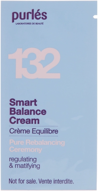 Purles Мультиактивный крем для проблемной кожи 132 Smart Balance Cream (пробник) - фото N1