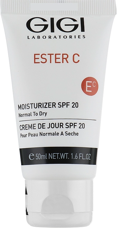 Gigi Денний зволожувальний крем SPF-20 Ester C Moisturizer Cream SPF- 20 - фото N1