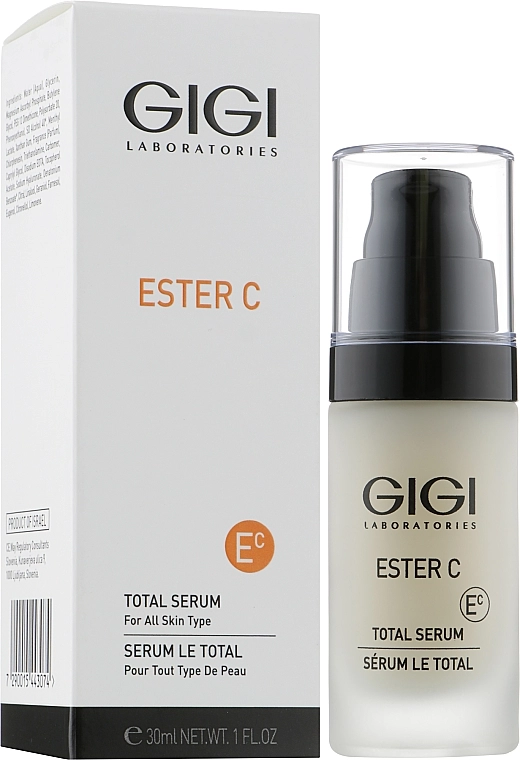 Gigi Увлажняющая сыворотка с эффектом осветления Ester C Total Serum - фото N2