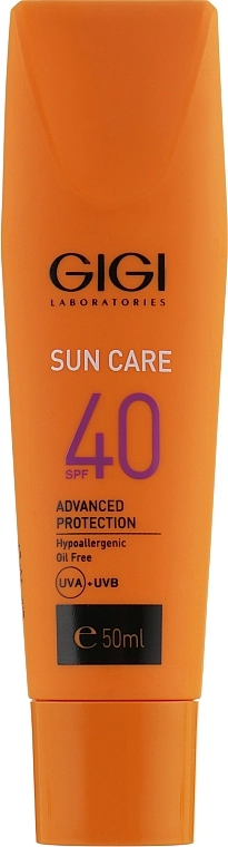 Gigi Зволожуюча легка емульсія для обличчя SPF-40 Sun Care Ultra Light Facial Sun Screen SPF-40 - фото N1