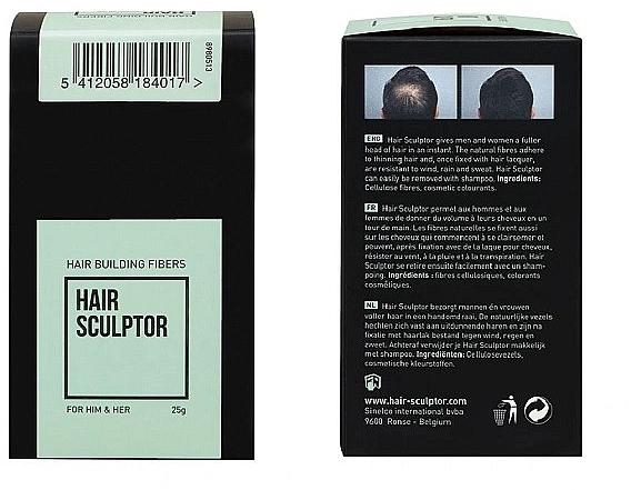 Sibel Пудра для утолщения волос Hair Sculptor - фото N1