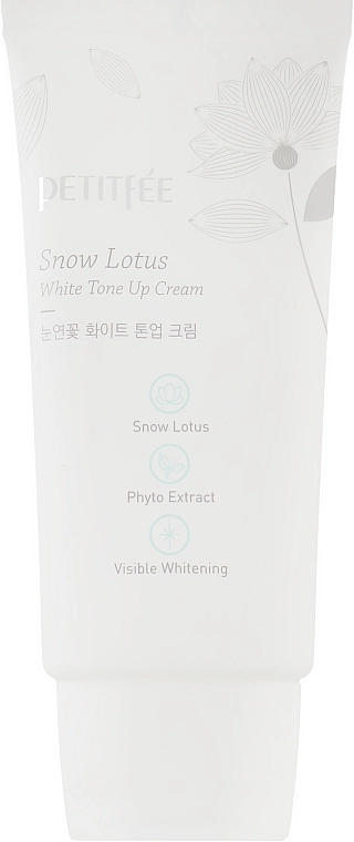 PETITFEE & KOELF Увлажняющий и осветляющий крем для лица Snow Lotus White Tone Up Cream - фото N2