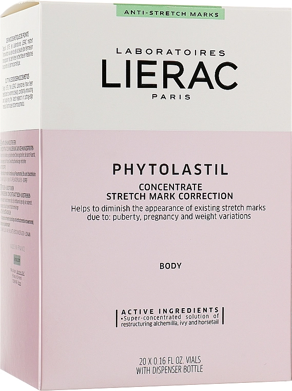 Lierac Ампули проти розтяжок Phytolastil Anti-stretch Marks Ampoules (20*5ml) - фото N1