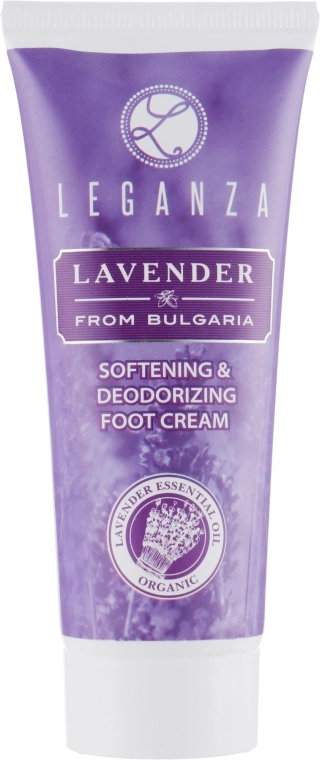 Leganza Крем для ніг пом'якшуючий дезодоруючий Lavander Softering & Deodorizing Foot Cream - фото N1