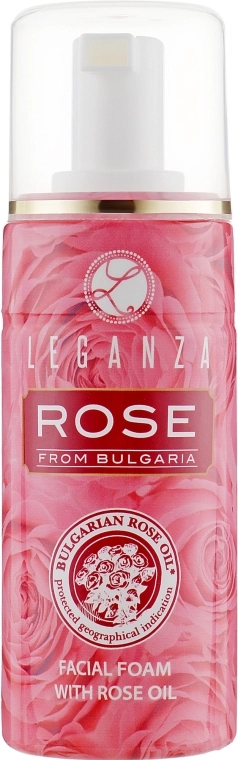 Leganza Пенка для умывания с розовым маслом Rose Facial Foam - фото N1
