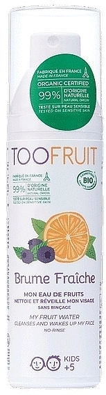 TOOFRUIT Очищувальний спрей для обличчя "Чорниця і апельсин" Fresh Mist - фото N1