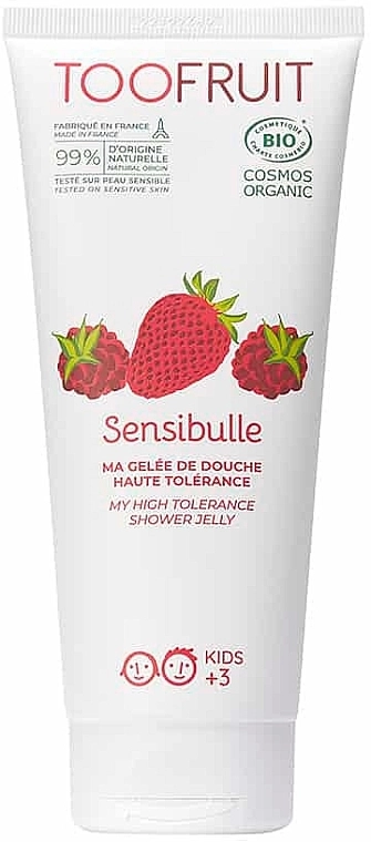 TOOFRUIT Гель для душу "Полуниця & Малина" Sensibulle Raspberry Strawberry Shower Jelly - фото N1