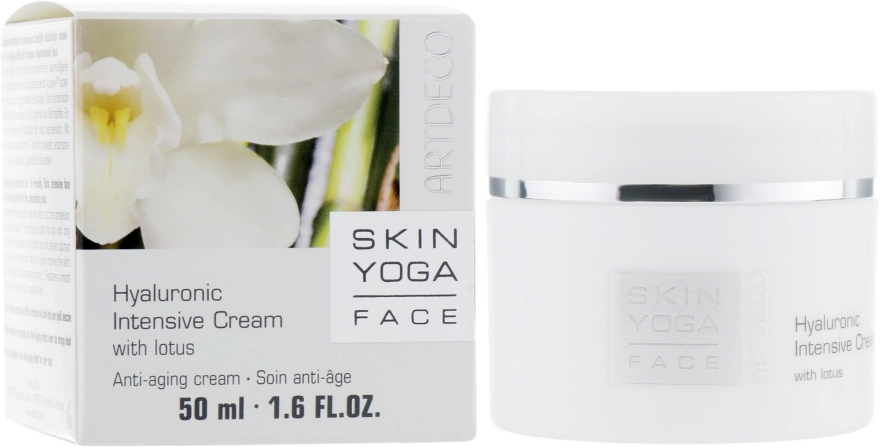 Artdeco Насыщенный крем для интенсивного ухода Skin Yoga Hyaluronic Intensive Cream With Lotus - фото N2