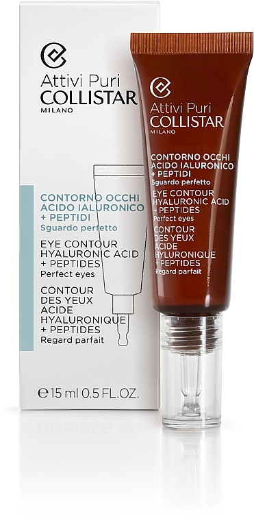 Collistar Крем для век Pure Actives Eye Contour Hyaluronic Acid + Peptides - фото N2