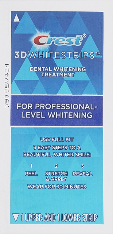 Crest Відбілювальні смужки для зубів, без коробки 3D Whitestrips Professional Effects - фото N1