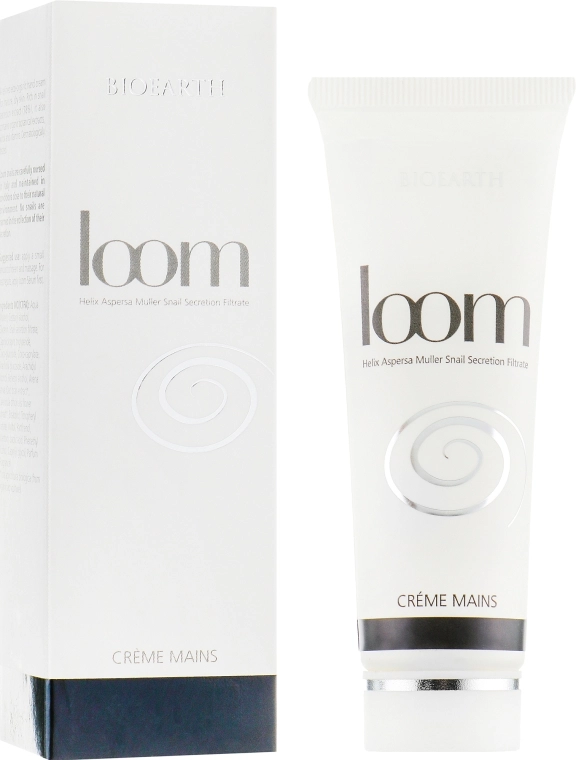 Bioearth Крем для рук з екстрактом слизу равлика (78%) Loom Hand Cream - фото N1