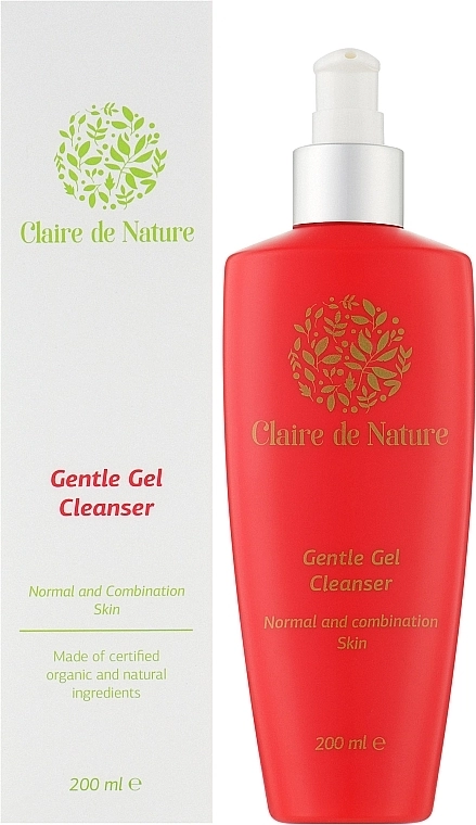 Claire de Nature Крем-гель для умывания для нормальной и комбинированной кожи Gentle Gel Cleanser For Normal And Combination Skin - фото N2