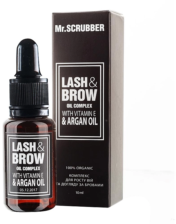 Mr.Scrubber Lash&Brow Oil Complex Комплекс для роста ресниц и ухода за бровями - фото N1