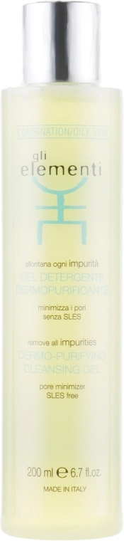 Gli Elementi Очищувальний гель для вмивання Dermo-purifying Cleansing Gel - фото N1