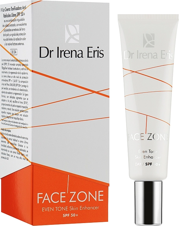 Dr Irena Eris Дневной крем для лица Face Zone Even Tone Skin Enhancer SPF50 - фото N2