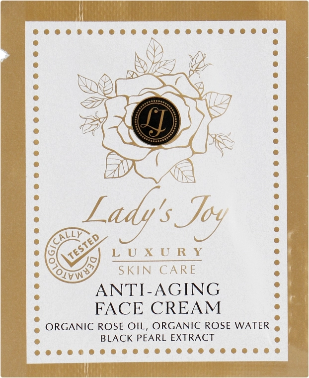 Bulgarian Rose Крем для обличчя проти старіння Bulgarska Rosa Lady’s Joy Luxury Anti-Aging Face Cream (пробник) - фото N1