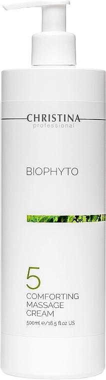 Масажний крем заспокійливий - Christina Bio Phyto Comforting Massage Cream, 500ml - фото N1