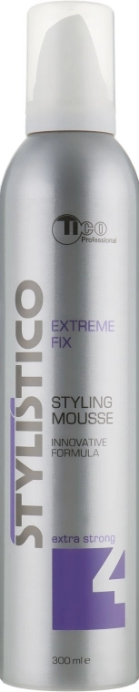 TICO Professional Мус для волосся екстра сильної фіксації Stylistico Extreme Fix Hair Mousse - фото N1