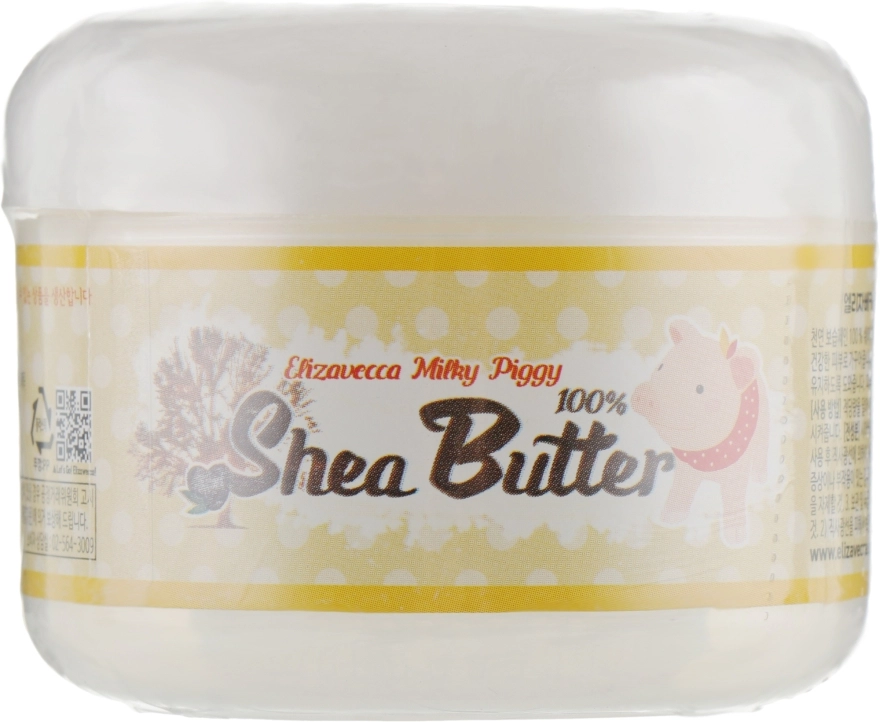 Elizavecca Універсальний крем-бальзам із маслом ши Face Care Milky Piggy Shea Butter 100% - фото N2