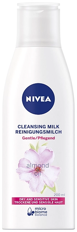 Nivea Молочко ніжне очищуюче для сухої і чутливої шкіри Visage Indulging Cleansing Milk - фото N1