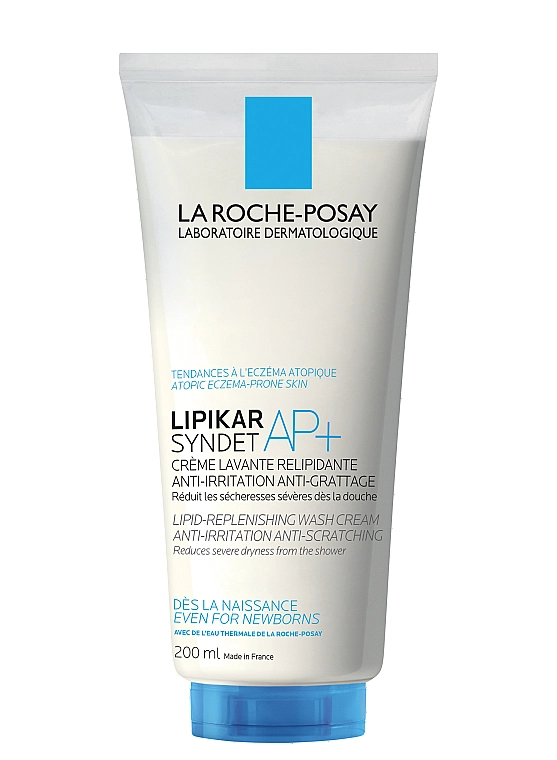 La Roche-Posay Ліпідовідновлювальний очищувальний крем-гель для обличчя та тіла Lipikar Syndet AP+ - фото N8