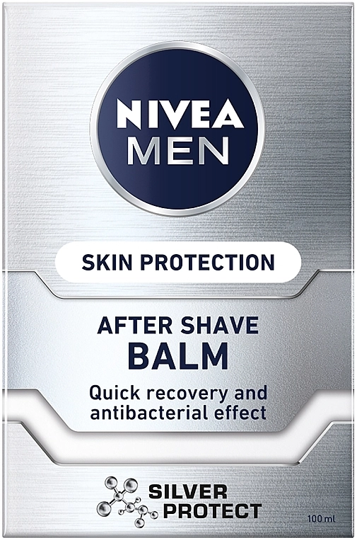Nivea Бальзам после бритья антибактериальный "Серебряная защита" MEN Silver Protect After Shave Balm - фото N1