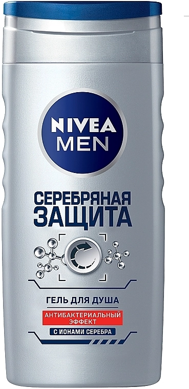 Nivea Гель для душа "Серебряная защита" MEN Silver protect Shower Gel - фото N1