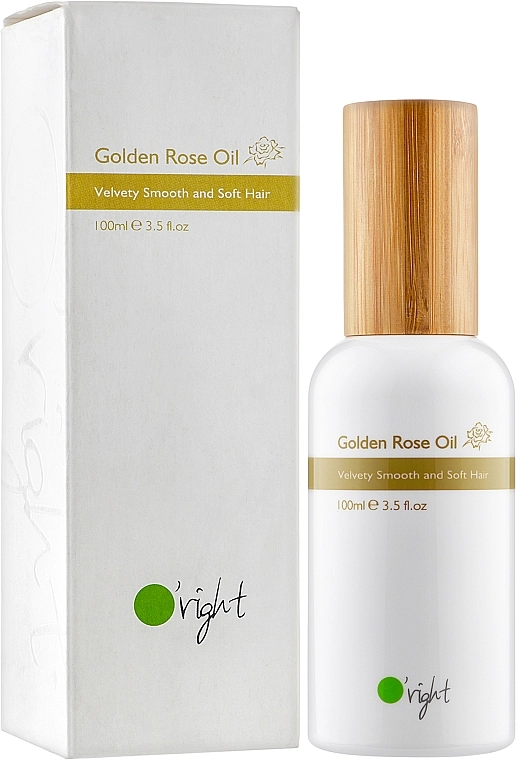 O'right Органическое масло для блондированных волос "Золотая роза" Golden Rose Oil - фото N2