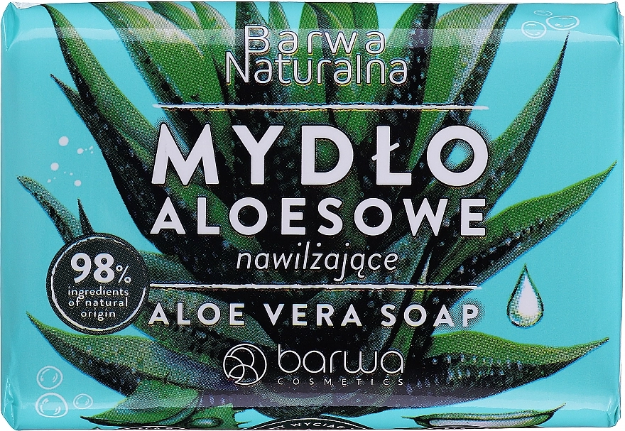 Barwa Мыло с экстрактом алоэ и глицерином Natural Aloe Vera Soap With Glycerin - фото N1